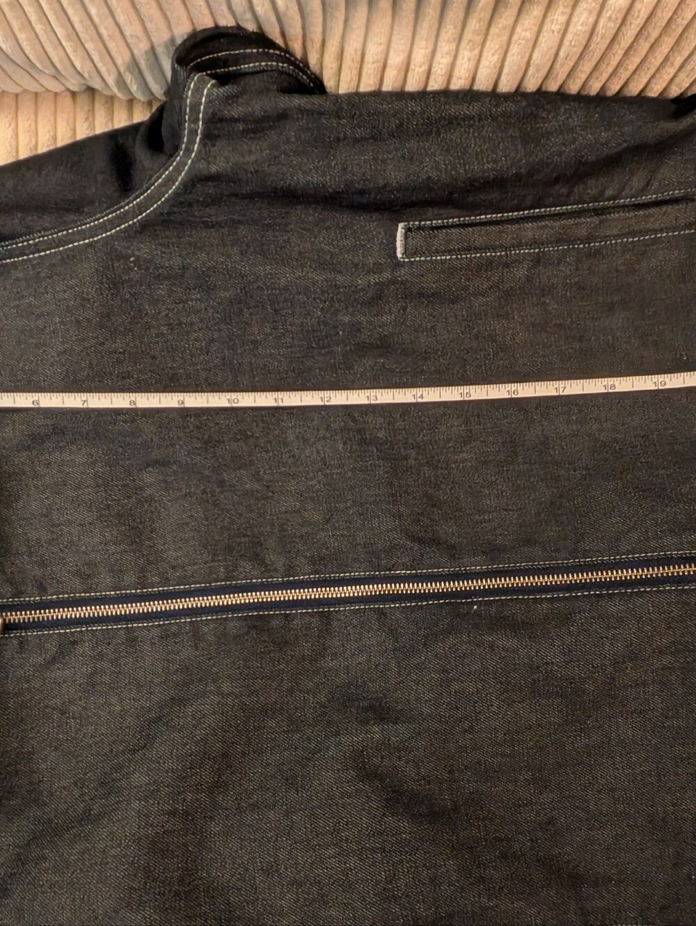 🔥RARE Levi's Made & Crafted Walter Denim Harrington Jacket Dark Indigo LMC 🔥 - Picture 15 of 16